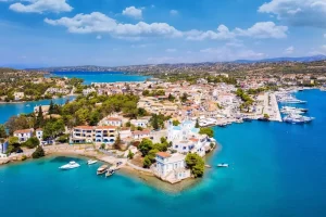 Porto Heli town and harbour in Peloponnese