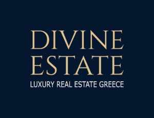 Divine Estate logo on three rows
