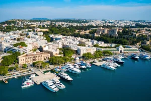 Mandraki port Rhodes Dodecanese